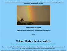 Tablet Screenshot of nahant.com